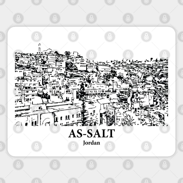 As-Salt - Jordan Magnet by Lakeric